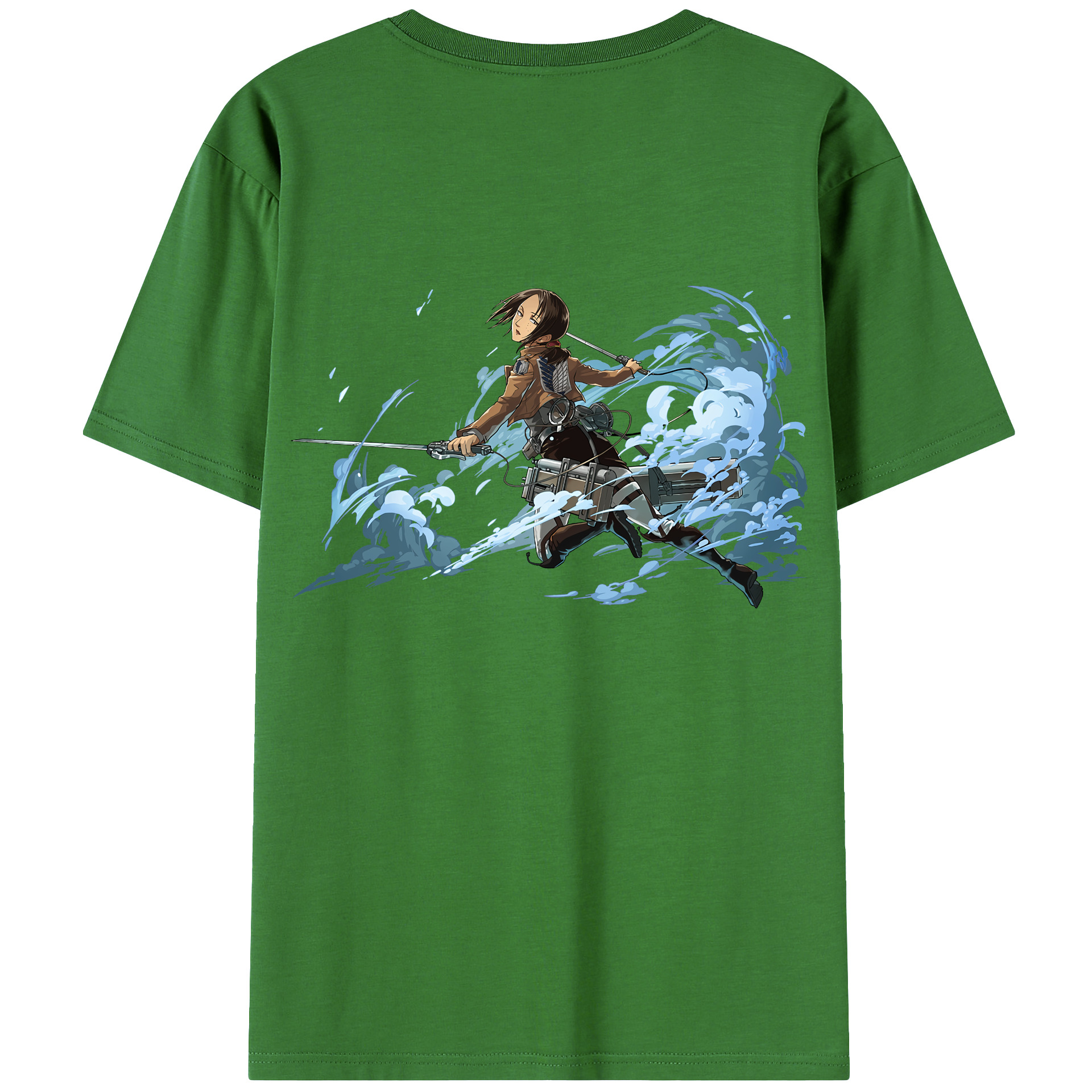 （画像用） 進撃の巨人 Attack on Titan レディース半袖Tシャツ(バックプリント)